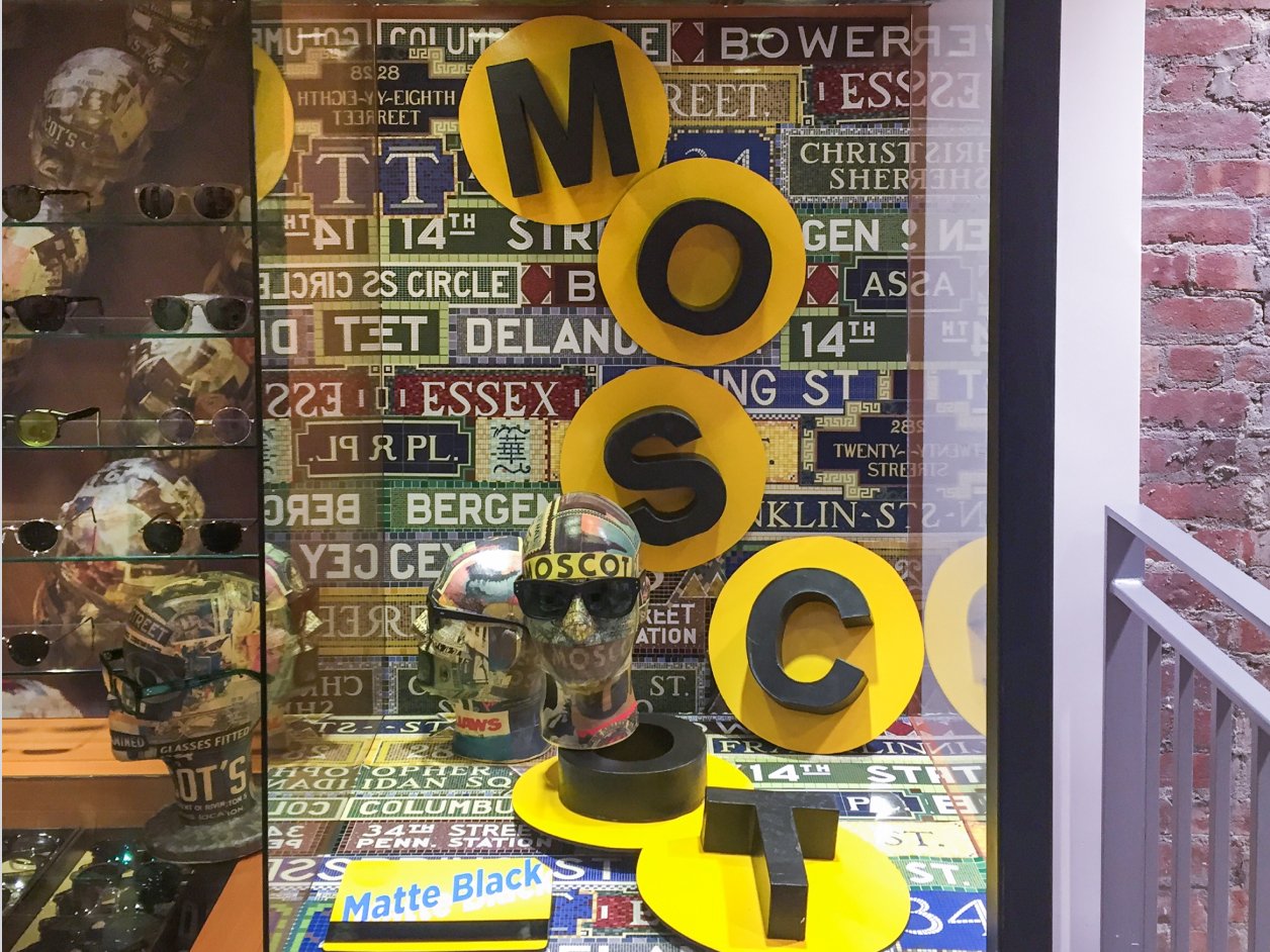NY Train Project — Moscot station
